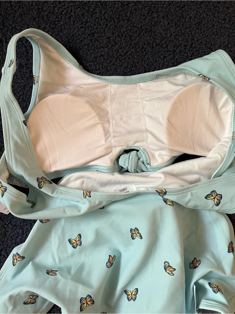Old Navy Light Mint Butterfly Two-Piece Swim Set